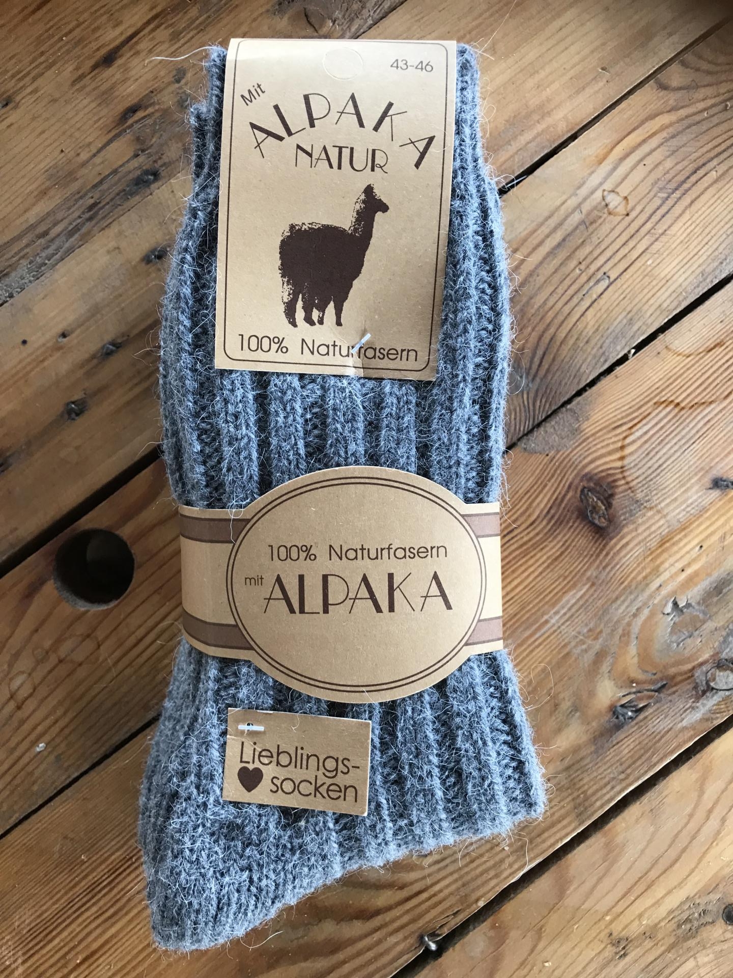 Chaussettes épaisses solides et hautes pour Homme Alpaga et Cordura®